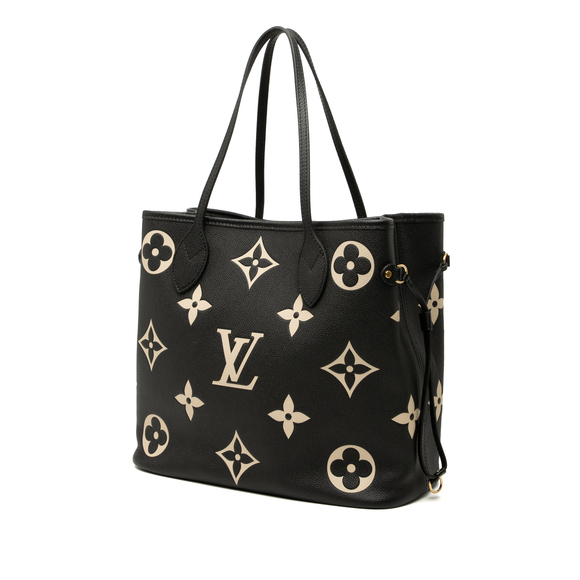 Pre-Loved Louis Vuitton Bicolor Monogram Giant Empreinte Neverfull MM - Picture 2 of 7
